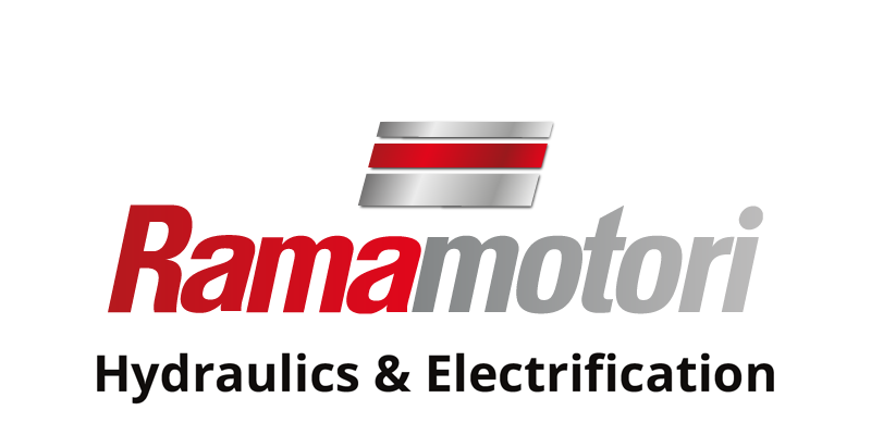 Rama Motori (Schweiz) Logo – Hydraulik und Elektrifizierung für Off‑Highway OEMs